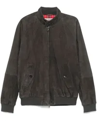 Baracuta Jacke aus Wildleder Schwarz