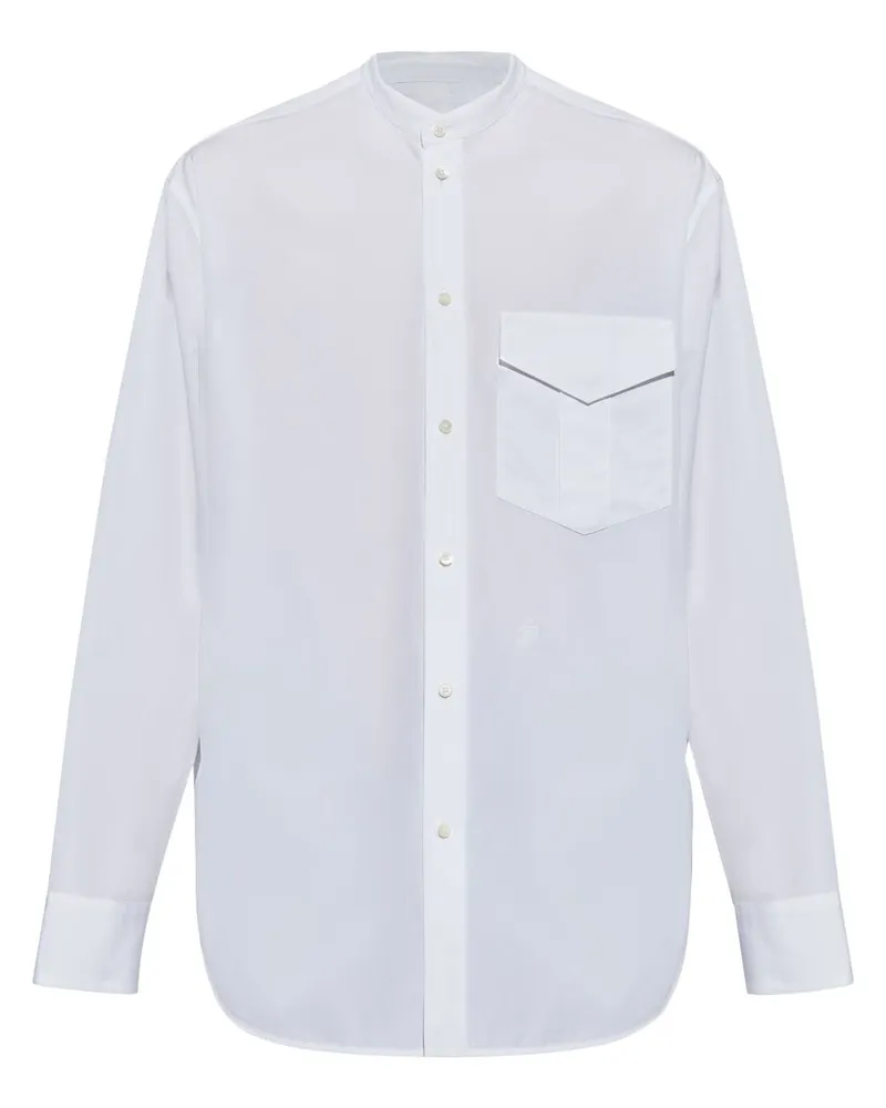 Jil Sander Hemd mit Klappentasche - Weiß Weiß