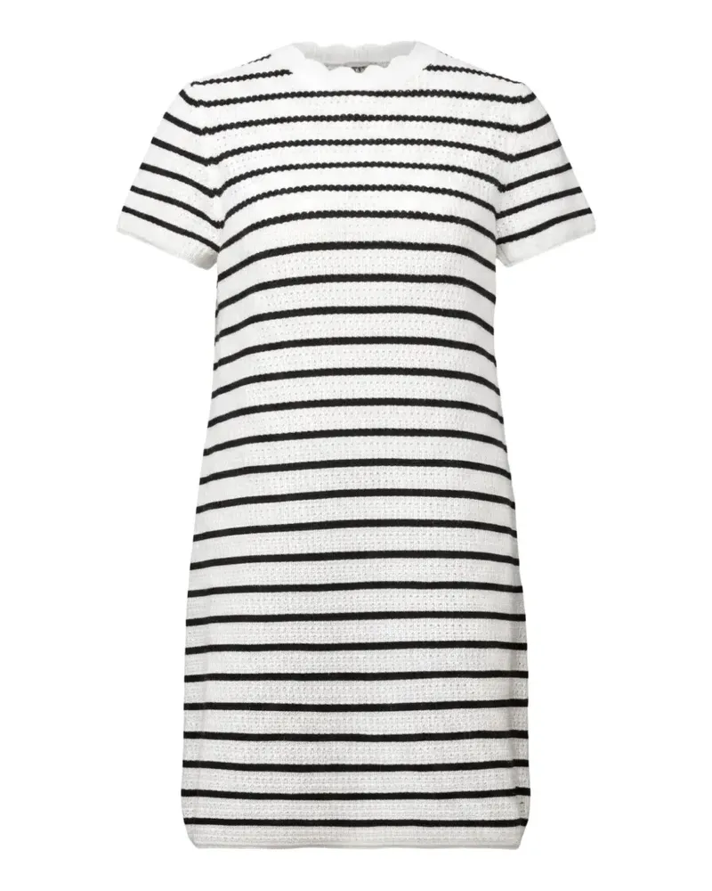 Drykorn Gestreiftes Aiula Minikleid - Weiß Weiß