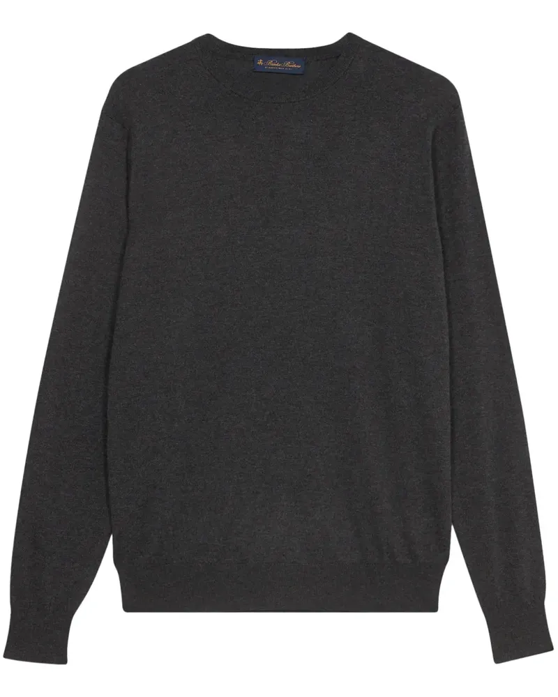 Brooks Brothers Pullover mit Rundhalsausschnitt - Grau Grau