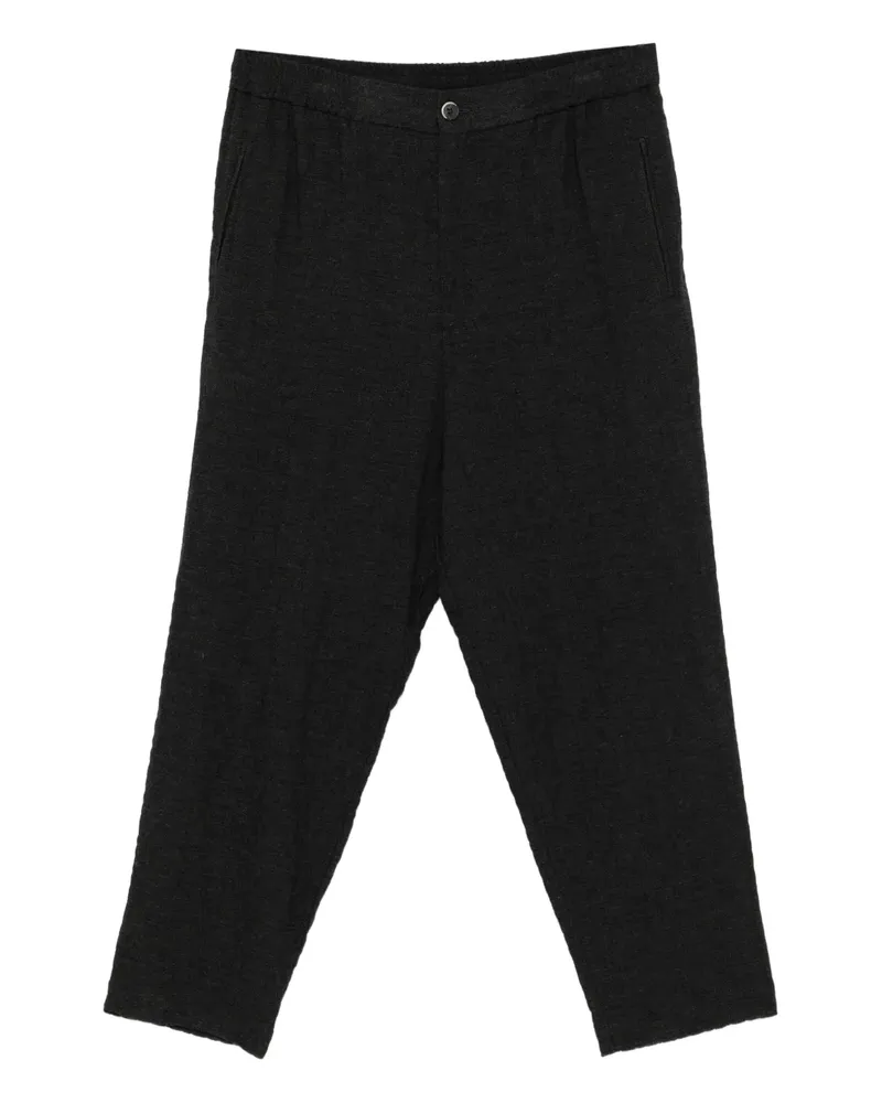 BARENA Strukturierte Hose - Schwarz Schwarz