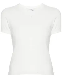 Courrèges Reedition Contrast T-Shirt Weiß