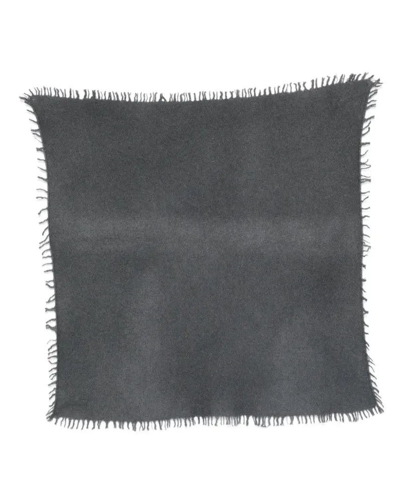 Warm-ME Ausgefranster Felix Schal - Grau Grau