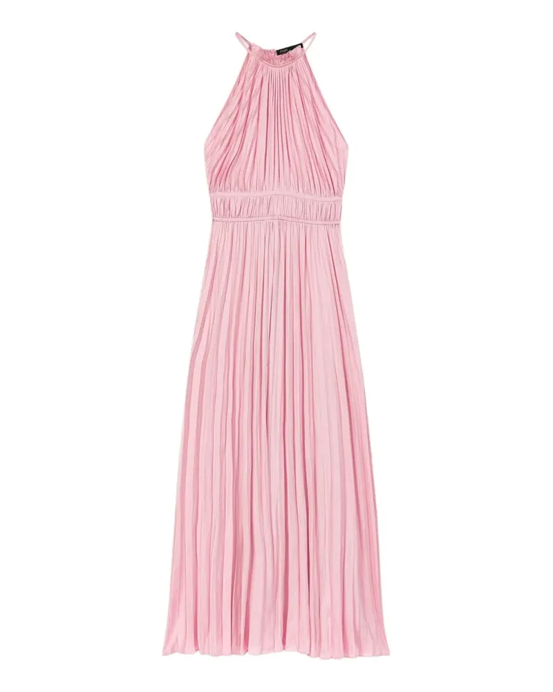 Maje pleated halterneck dress - Rosa Rosa