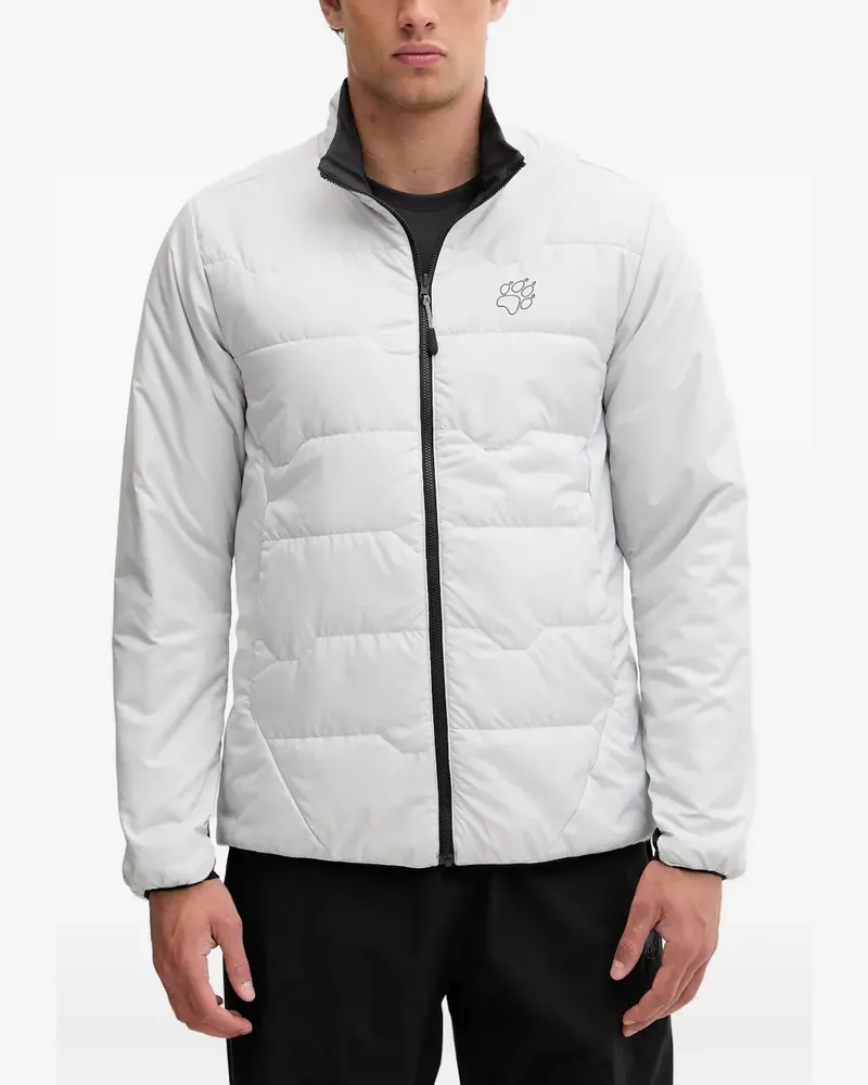 Jack Wolfskin Wendbare Trail Light Steppjacke - Weiß Weiß
