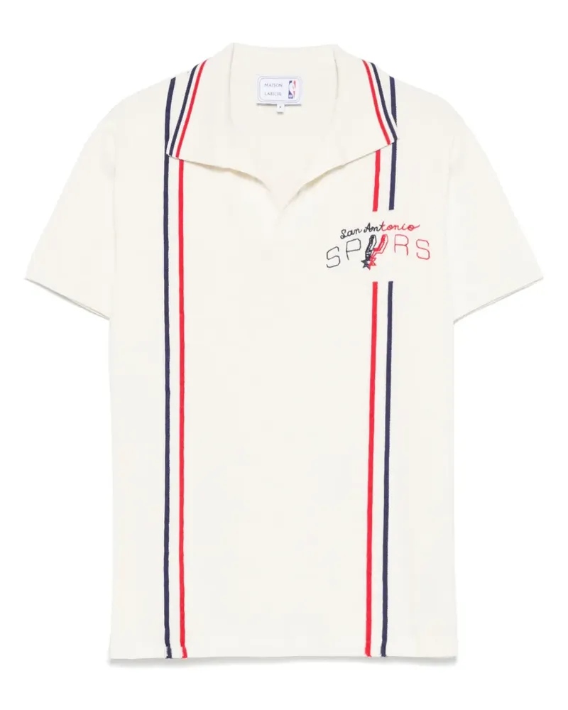Maison Labiche x NBA Bourdan San Antonio Spurs T-Shirt - Weiß Weiß
