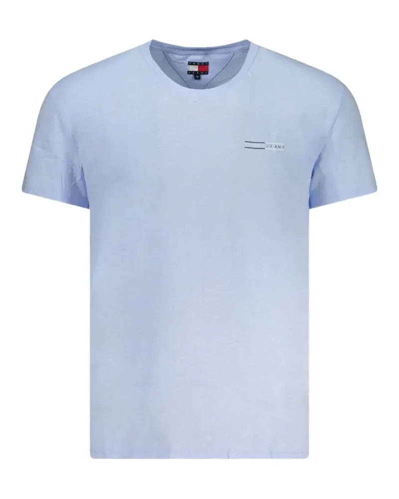 Tommy Hilfiger T-Shirt mit Logo-Patch - Blau Blau