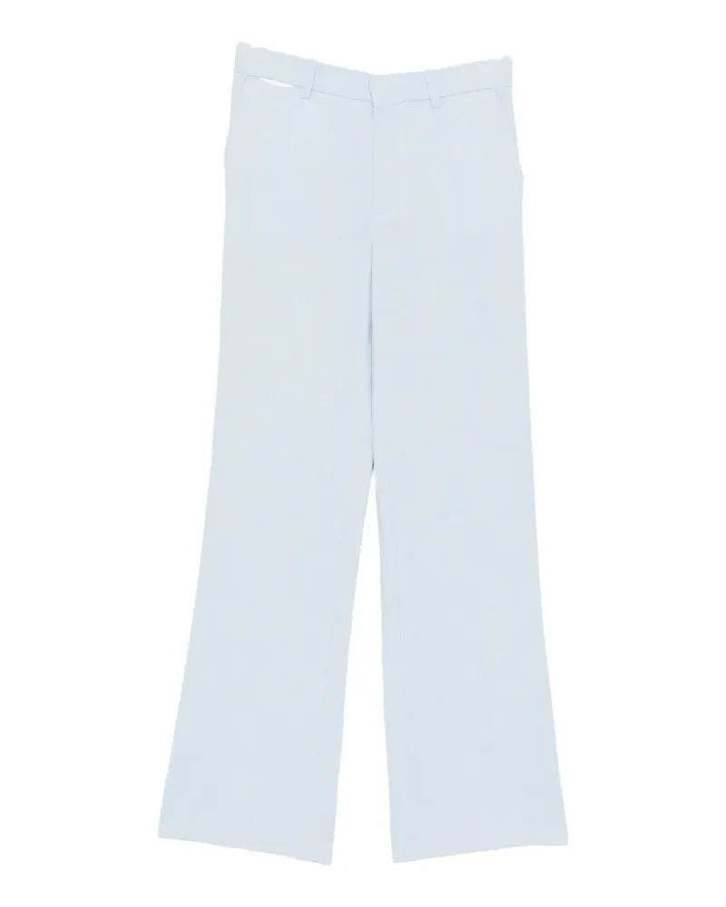 Maje Straight-Leg-Hose mit Seitentaschen - Blau Blau