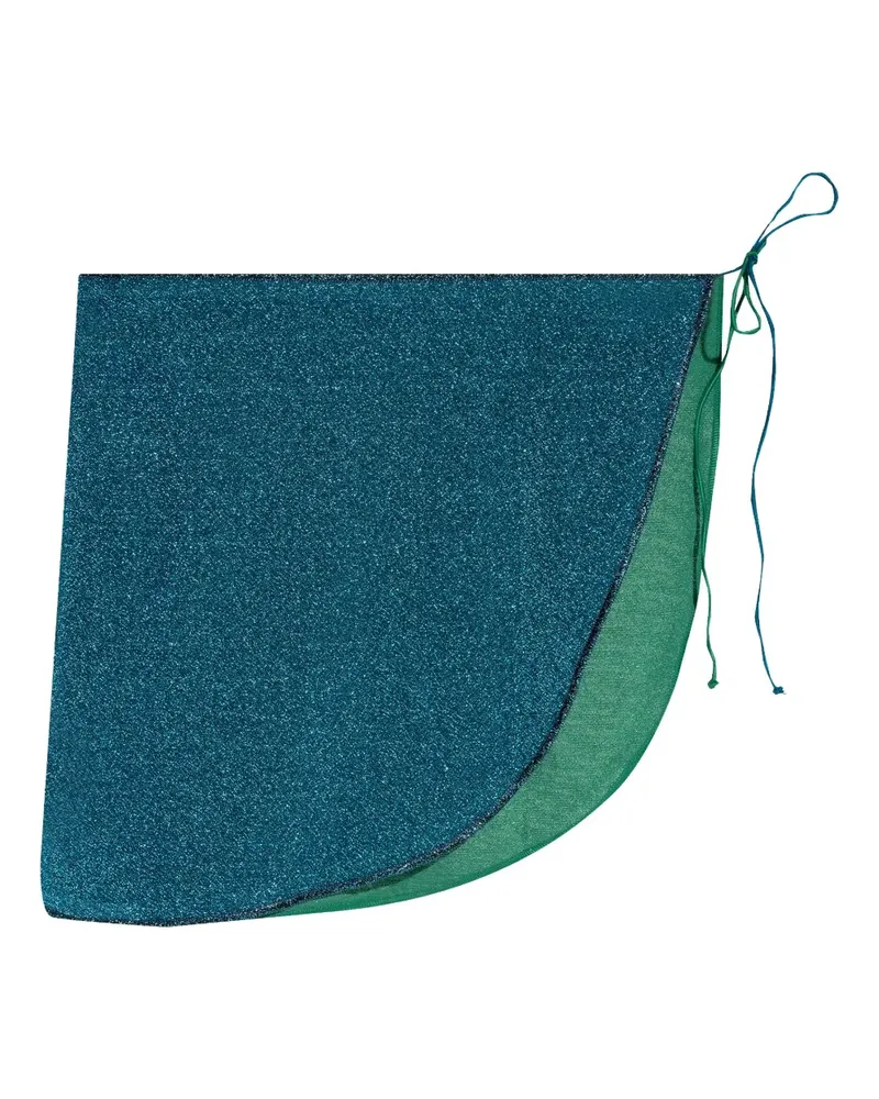 Oséree Minirock mit Glitter-Detail - Blau Blau