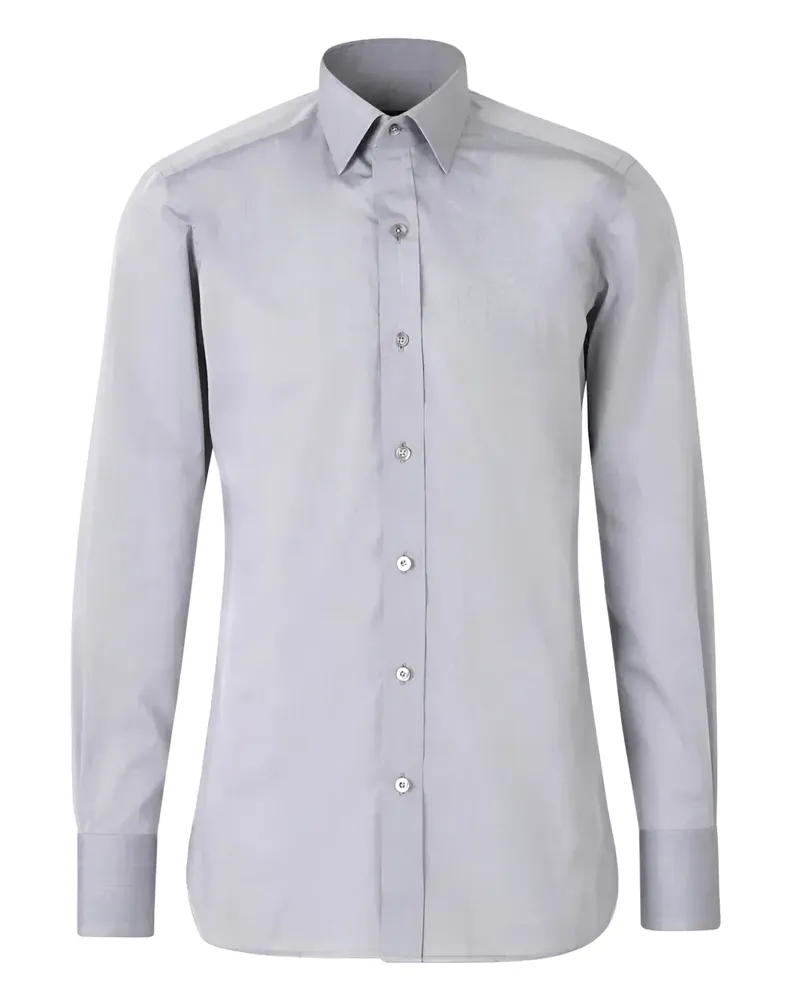 Tom Ford Langärmeliges Hemd - Grau Grau