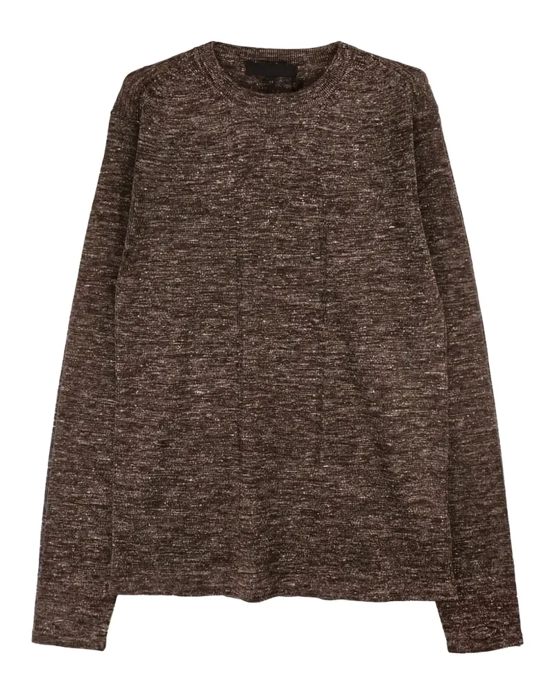 Omar Afridi Landes long-sleeve T-shirt - Braun Braun