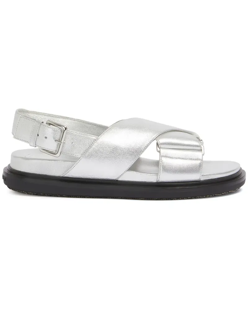 Marni Sandalen aus Leder - Grau Grau