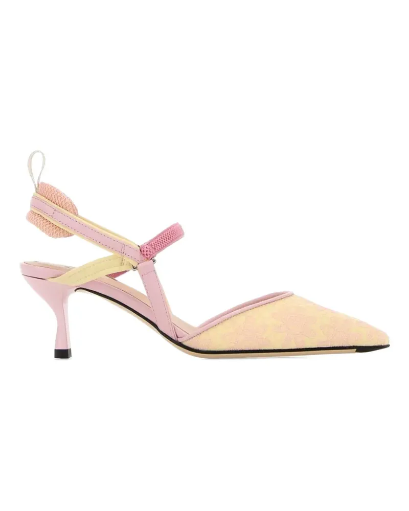 Fendi Colibrì Lite embroidered pumps - Gelb Gelb
