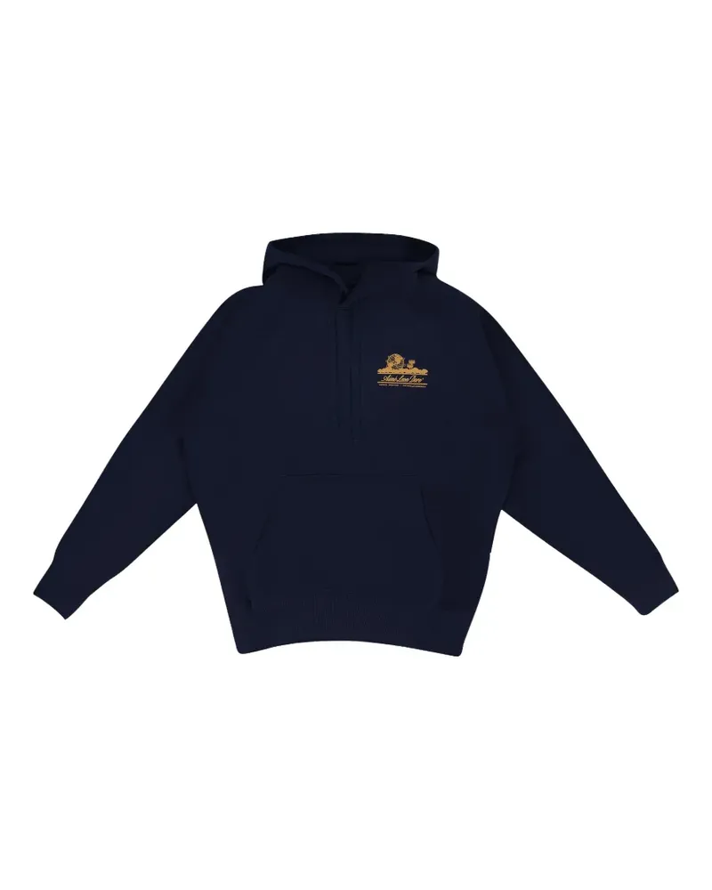 Aimé Leon Dore Unisphere logo-print hoodie - Blau Blau