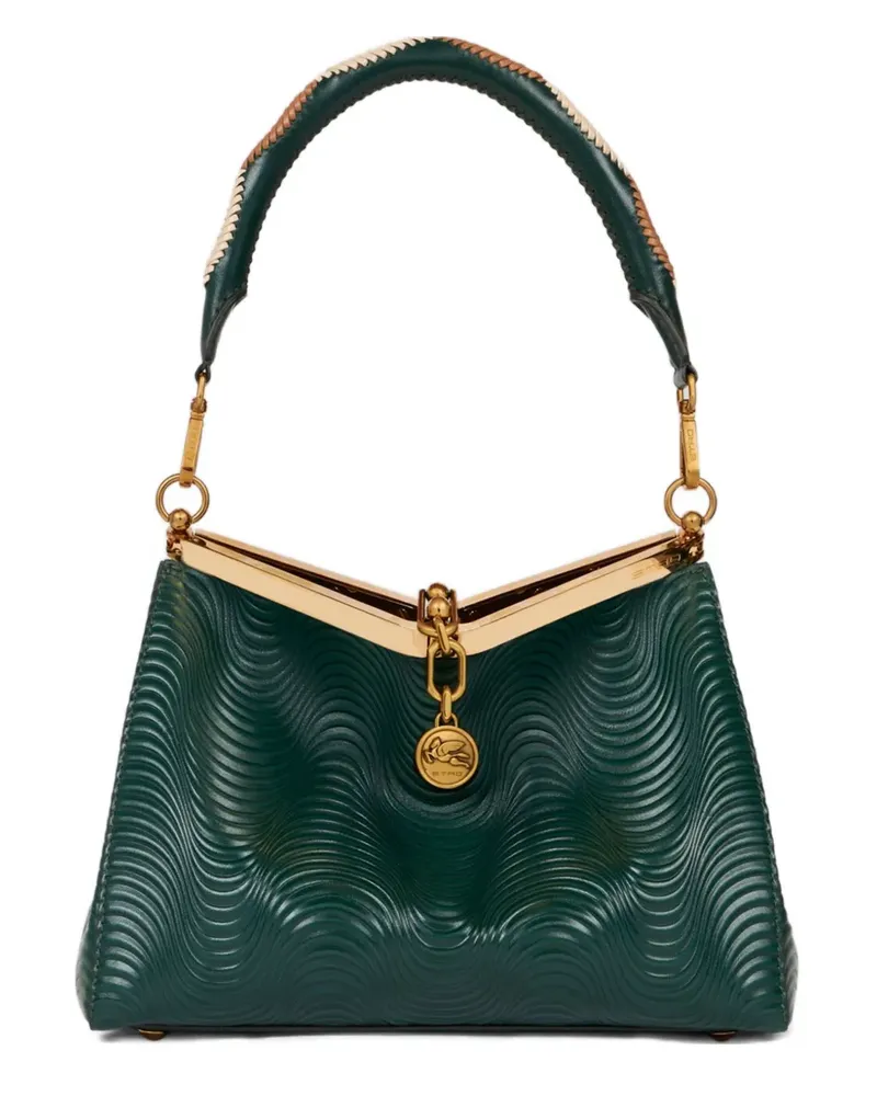 Etro Mittelgroße Vela Schultertasche - Grün Grün
