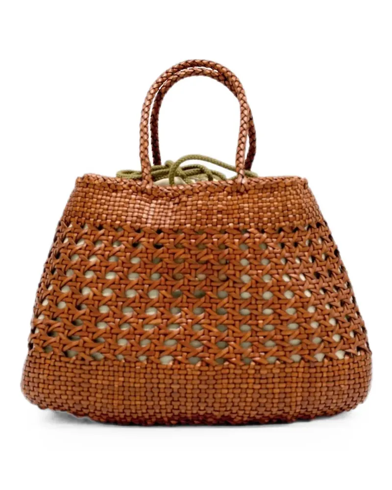 DKNY Gewebte Schultertasche - Braun Braun