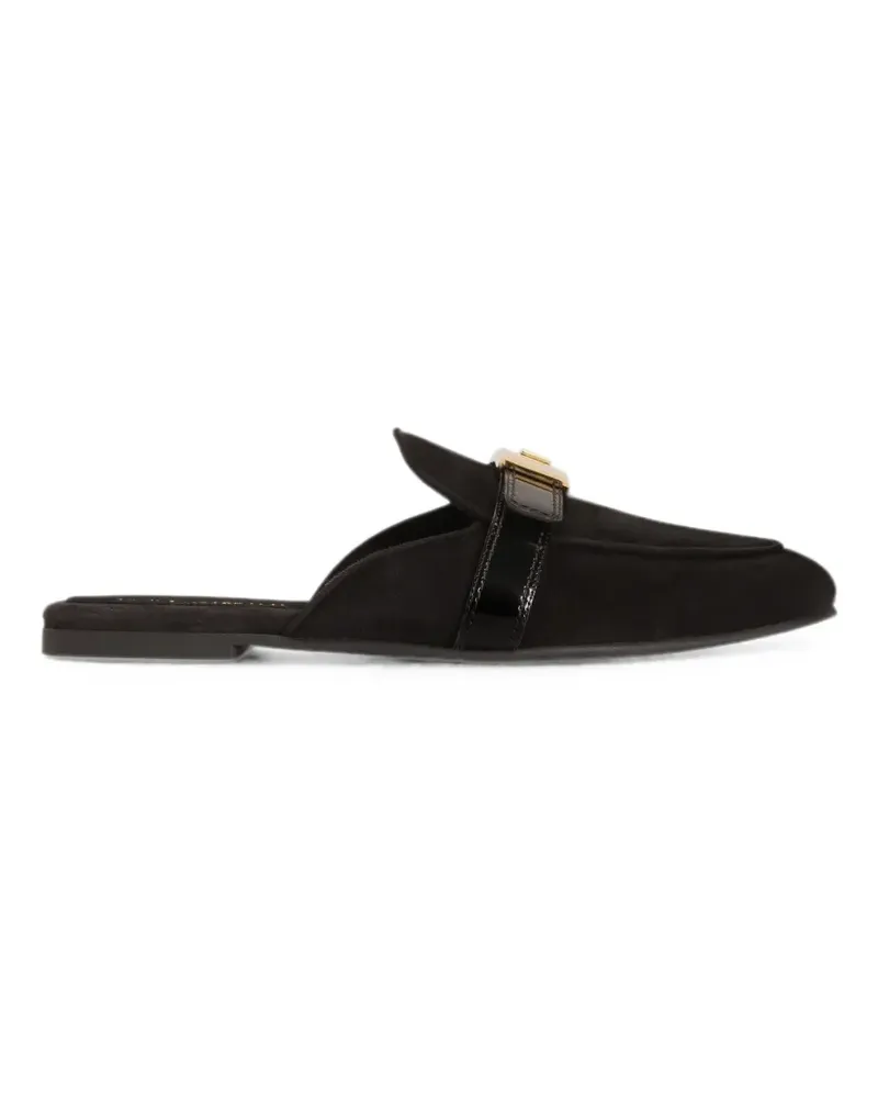 Dolce & Gabbana Mules aus Wildleder - Schwarz Schwarz