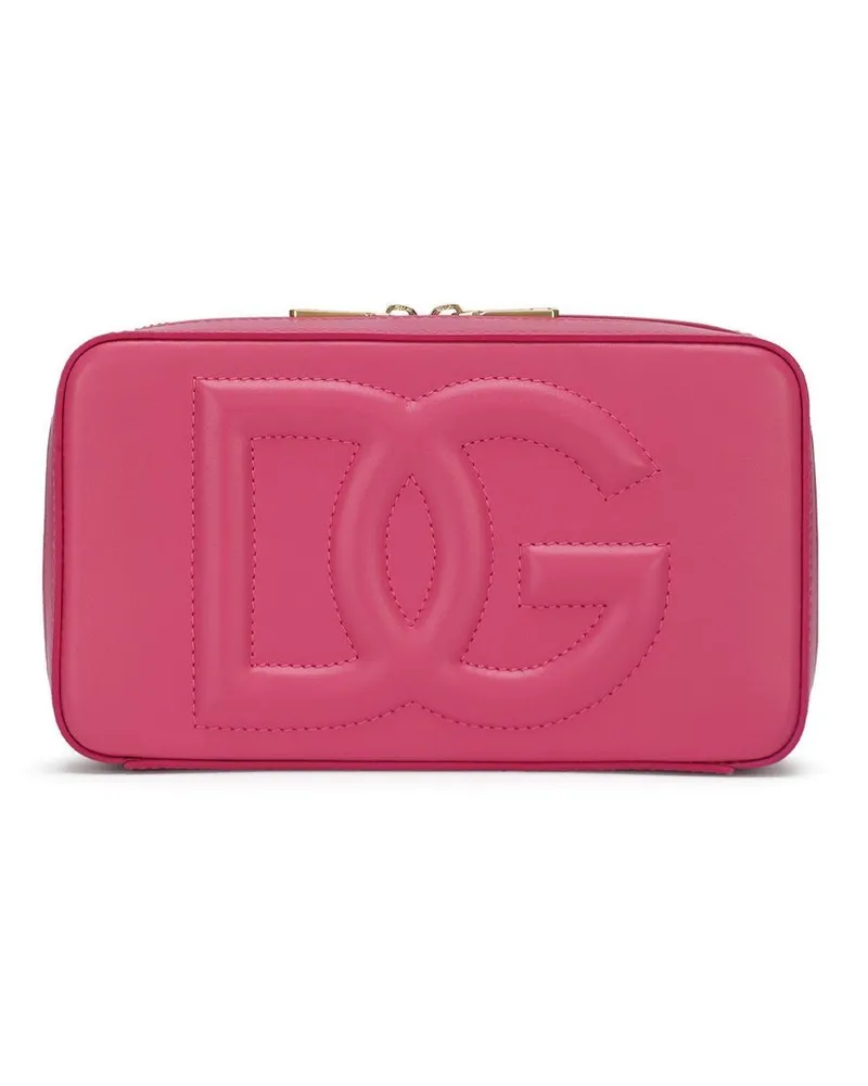 Dolce & Gabbana Kleine Kameratasche mit DG-Logo - Rosa Rosa