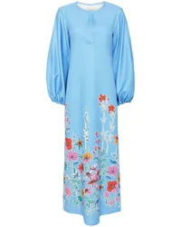 Bambah Hibiscus Tuscan Kaftan Blau