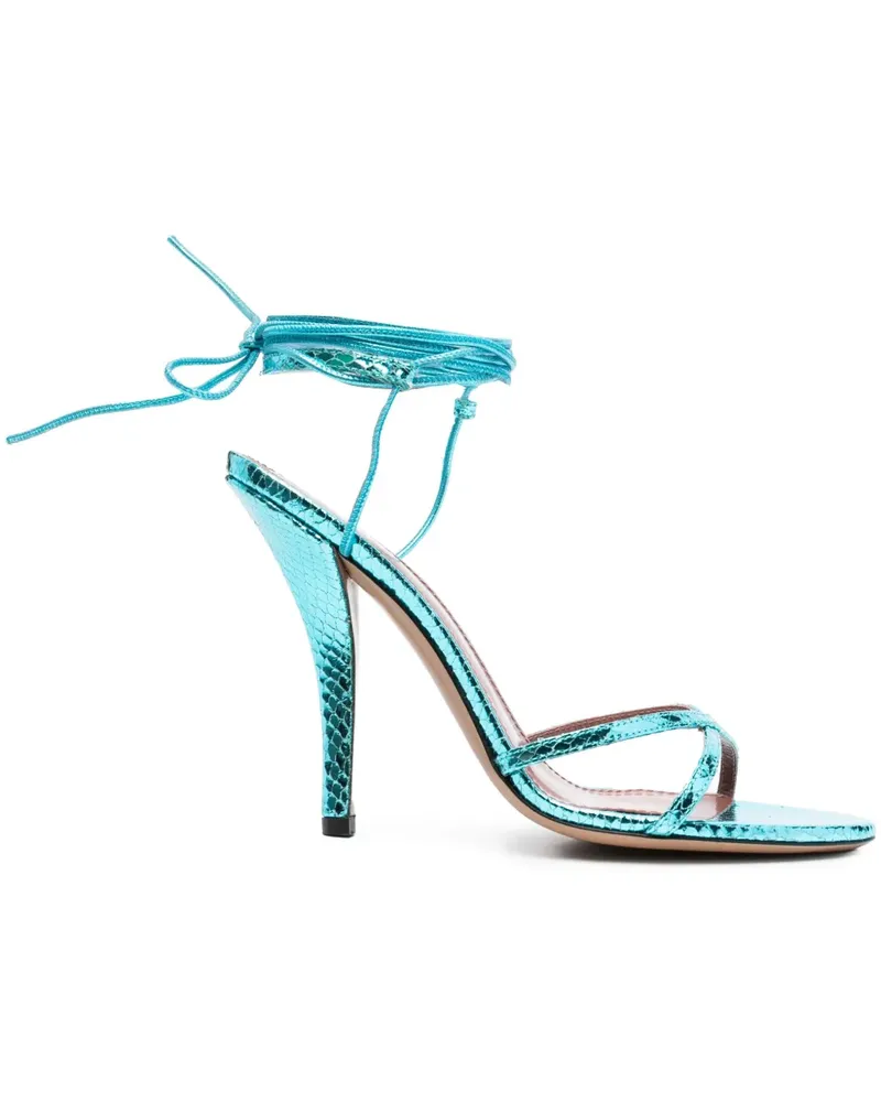 Paris Texas Linda Sandalen 110mm - Blau Blau