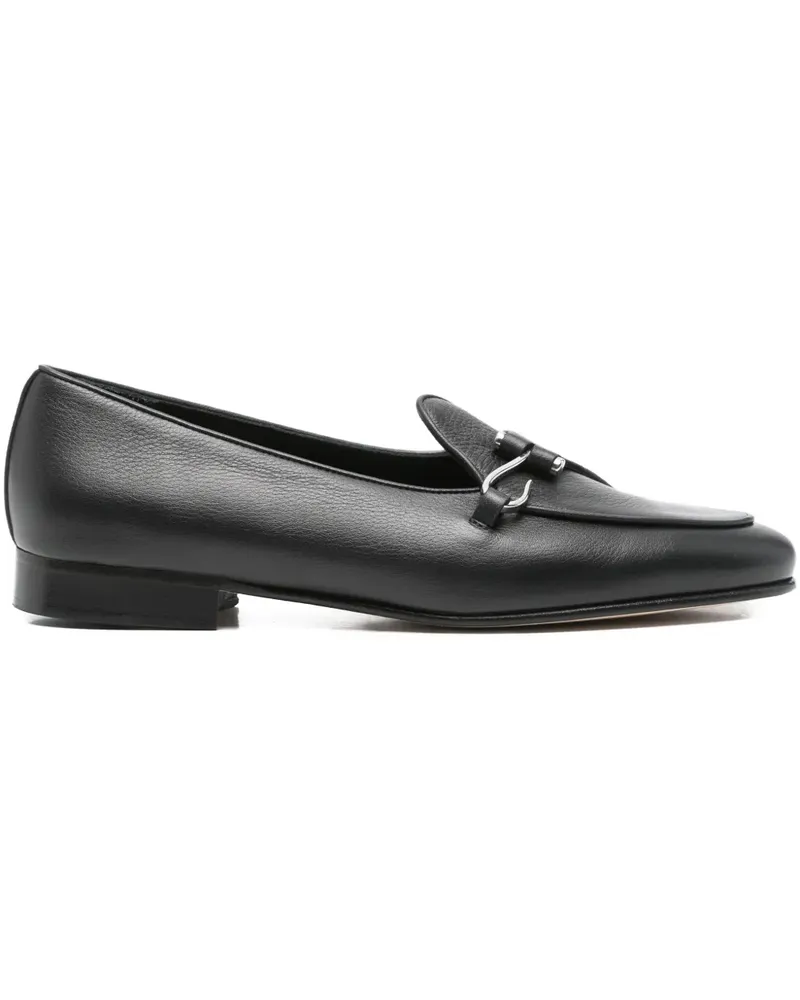 Edhèn Milano Loafer mit Schnallendetail - Schwarz Schwarz