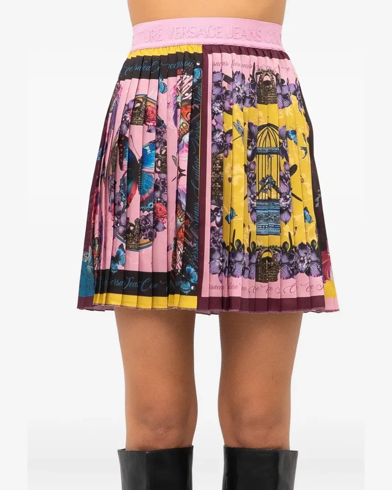 Versace Jeans pleated skirt - Rosa Rosa