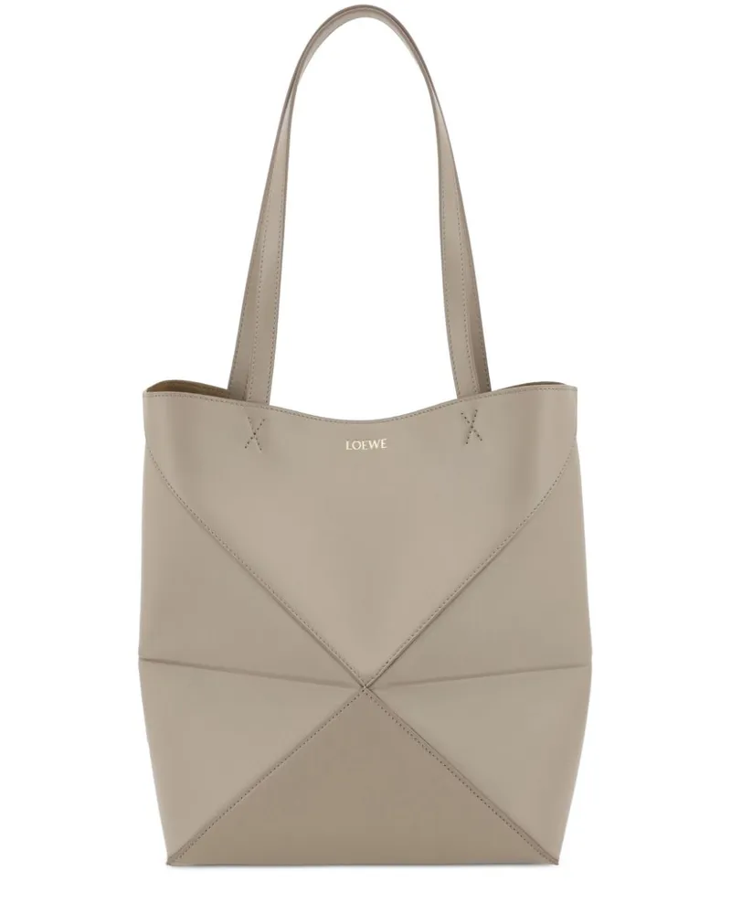 Loewe Mittelgroßer Puzzle Fold Shopper - Nude Nude