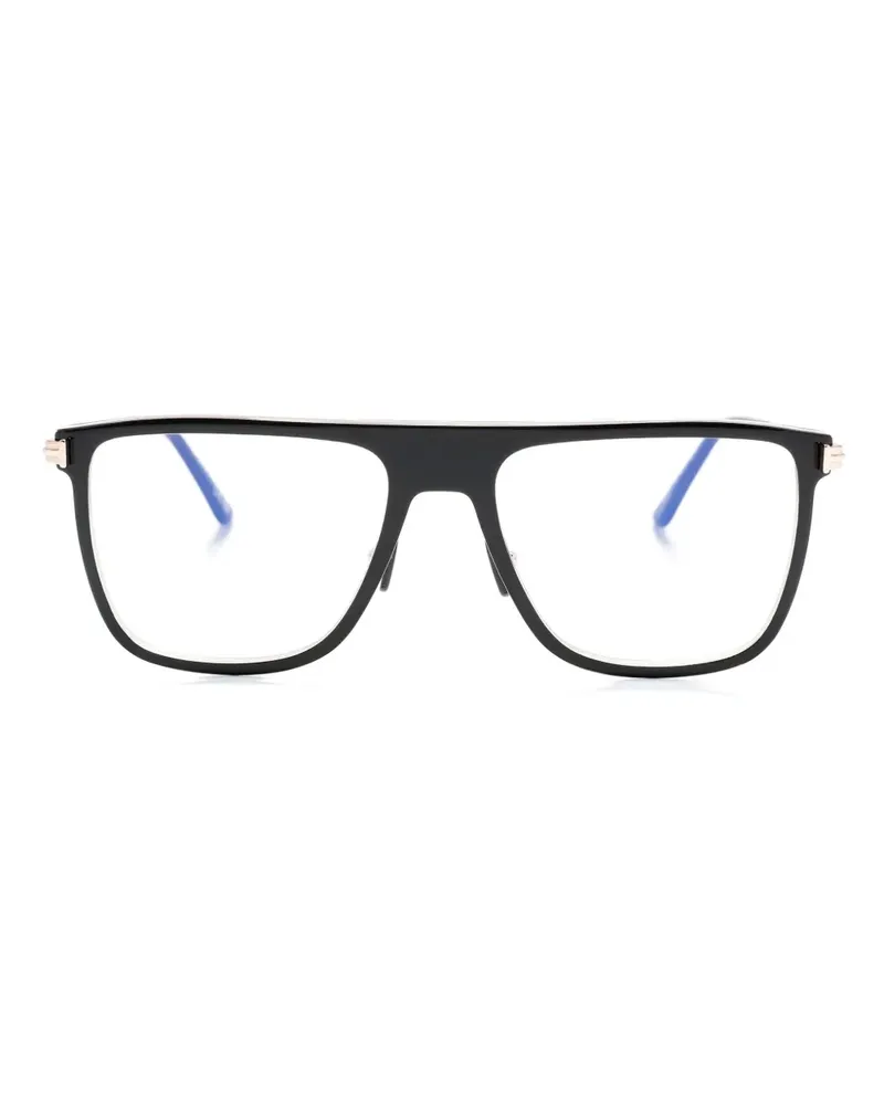Tom Ford Brille mit eckigem Gestell - Schwarz Schwarz