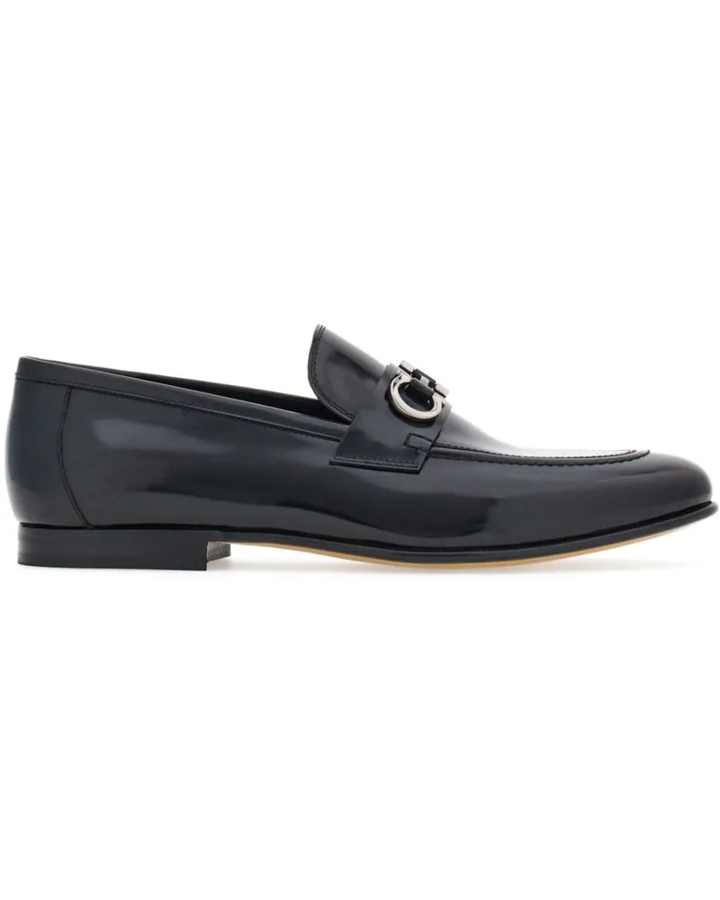 Ferragamo Loafer mit Gancini-Spange - Schwarz Schwarz