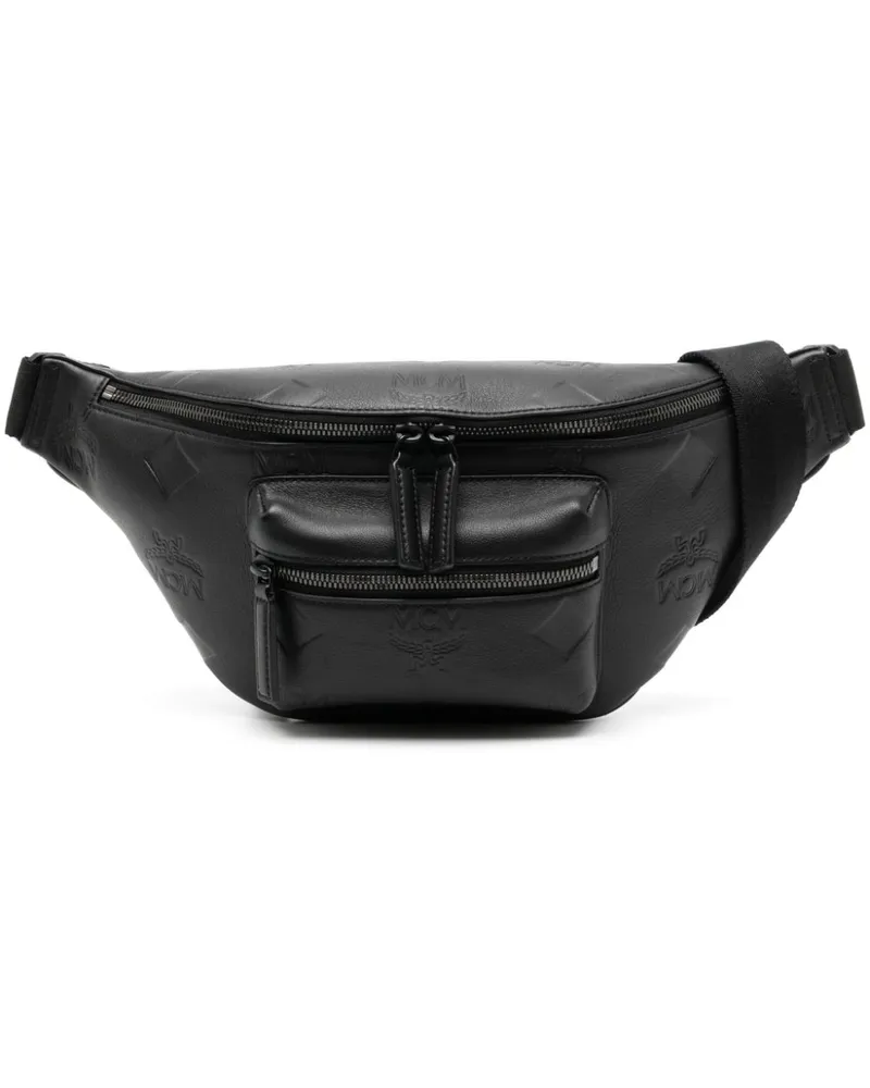 MCM Mittelgroße Fursten Gürteltasche - Schwarz Schwarz