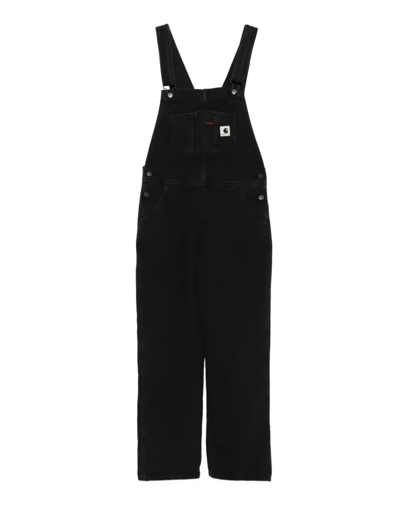 Carhartt WIP logo-patch overalls - Schwarz Schwarz