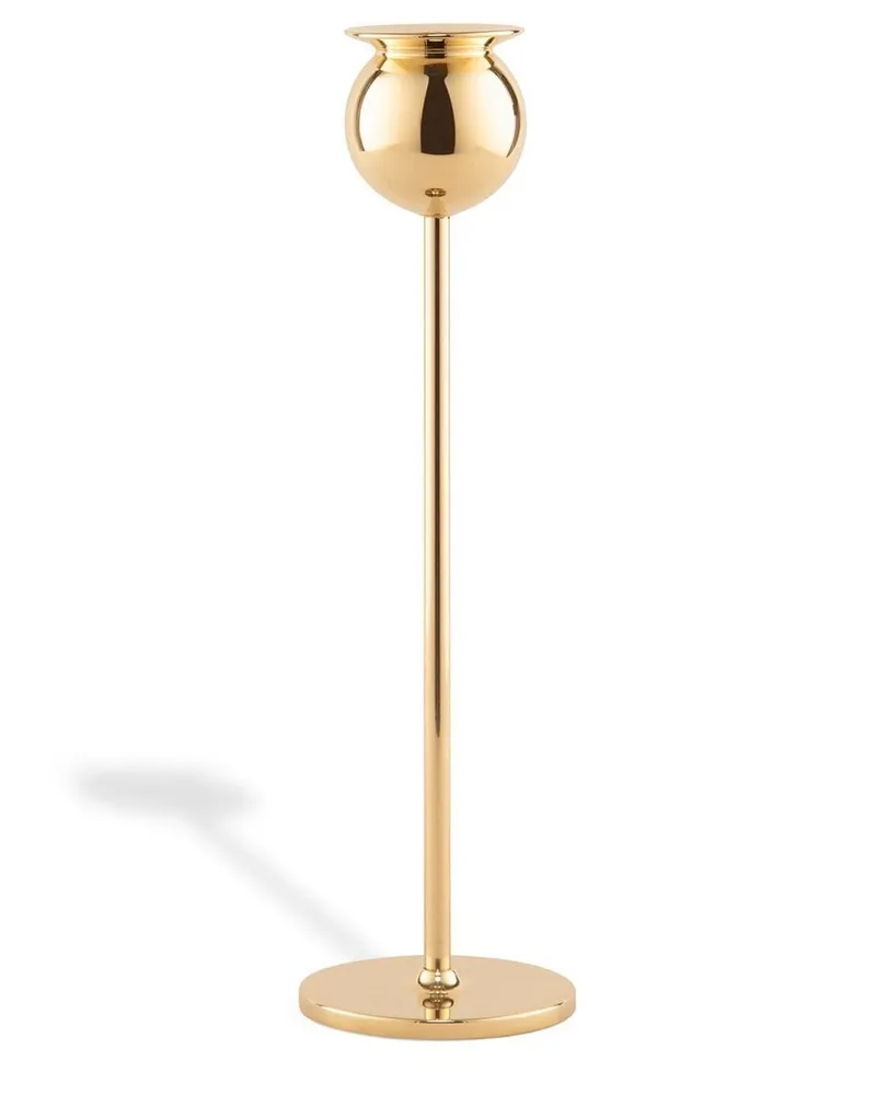 Skultuna Mittelgroßer Tulip Kerzenständer 21cm - Gelb Gelb