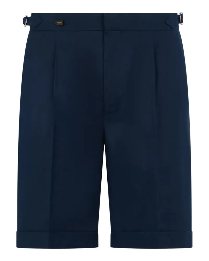 MOORER Shorts mit Schnalle - Blau Blau