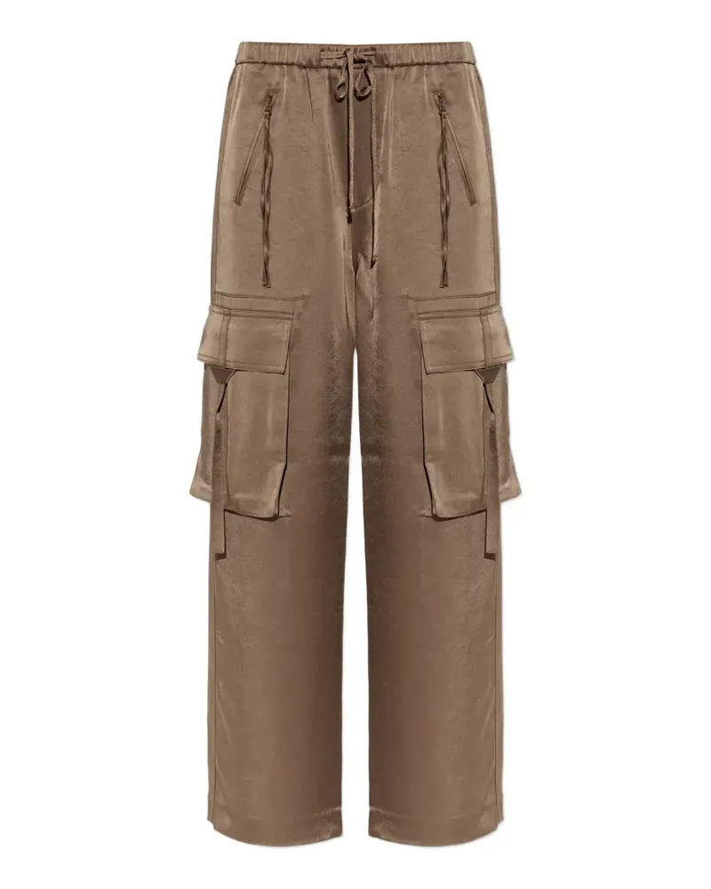 Citizens of humanity Andira Satinhose mit Cargotaschen - Braun Braun