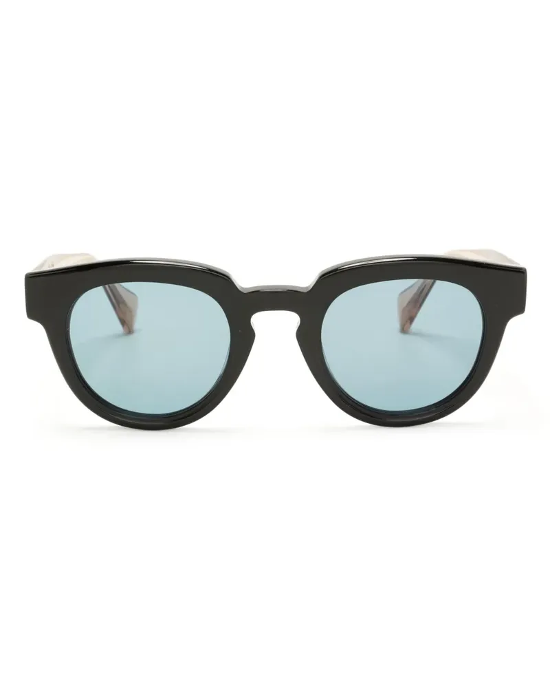 Vivienne Westwood Miller Sonnenbrille mit rundem Gestell - Schwarz Schwarz