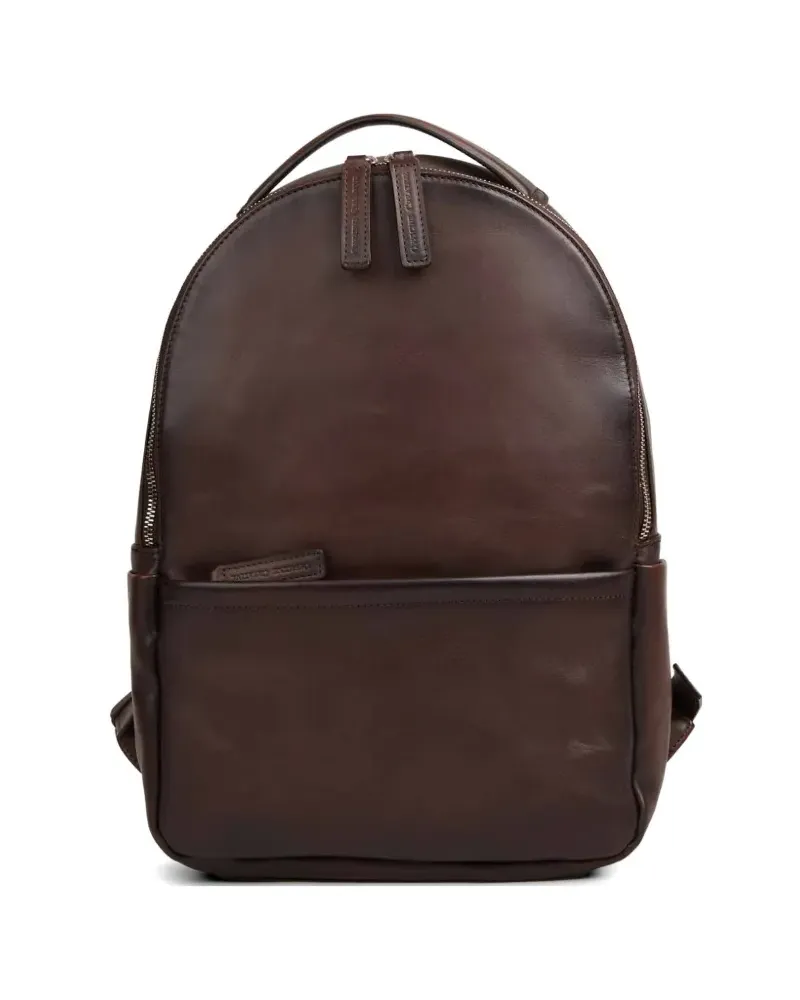Officine Creative Italia leather backpack - Braun Braun