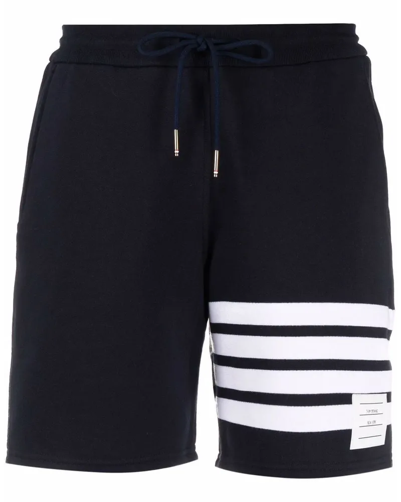 Thom Browne Joggingshorts mit Streifen - Blau Blau