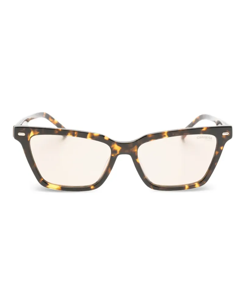 Carrera Eckige 3083S Sonnenbrille in Schildpattoptik - Braun Braun