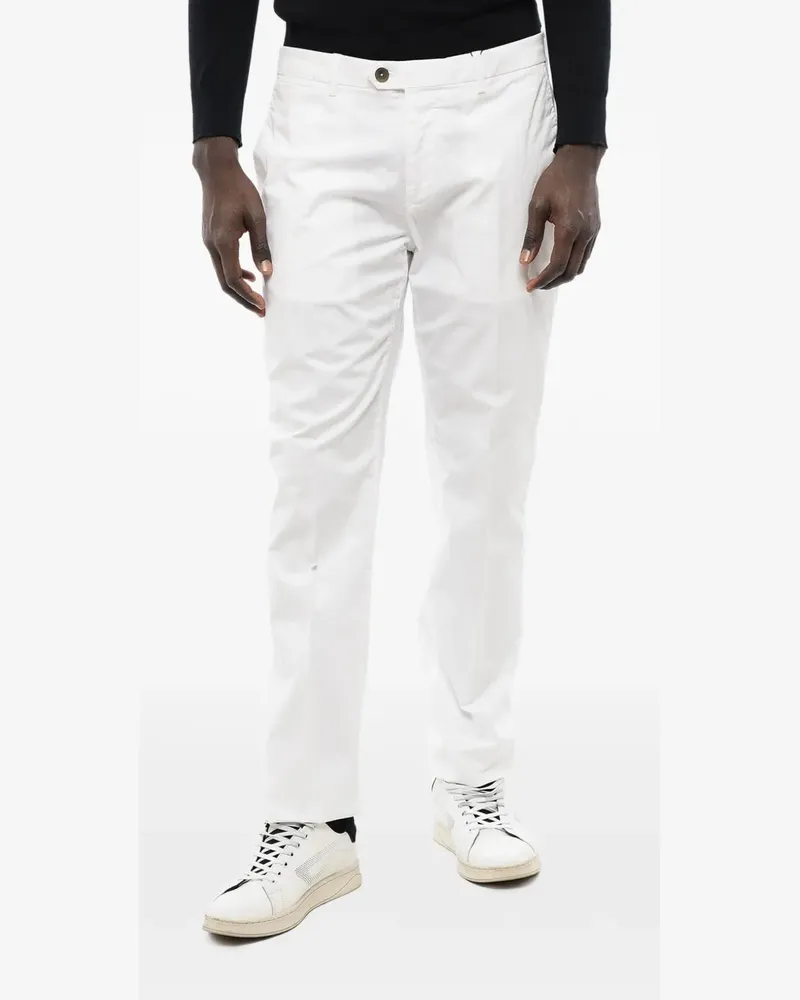 Corneliani Hose mit Gürtelschlaufen - Weiß Weiß