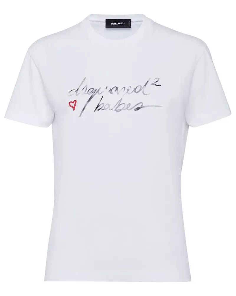 Dsquared2 Klassisches T-Shirt - Weiß Weiß
