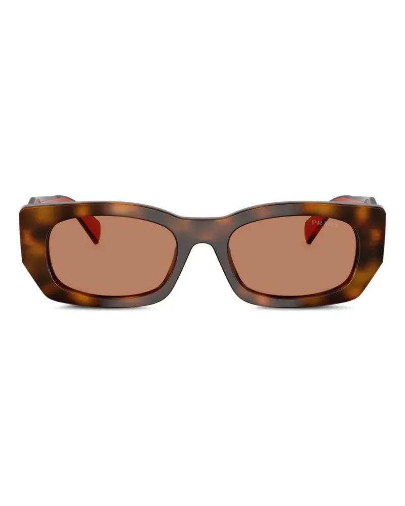 Prada geometric-frame sunglasses - Braun Braun