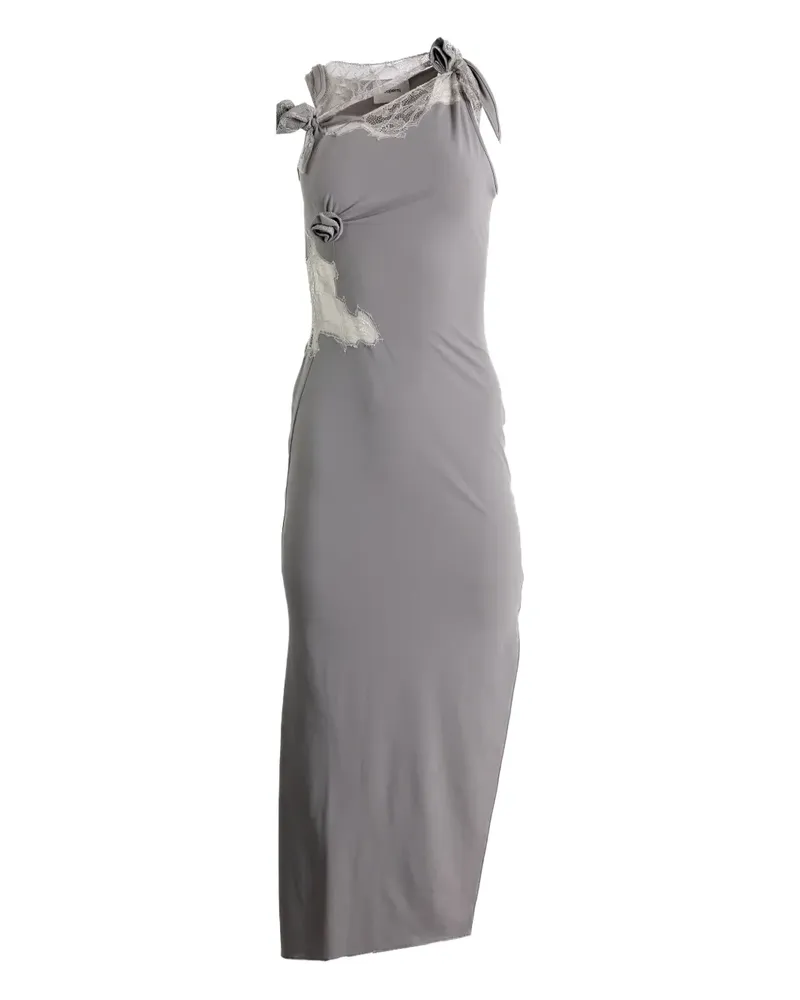COPERNI lace-detail midi dress - Grau Grau