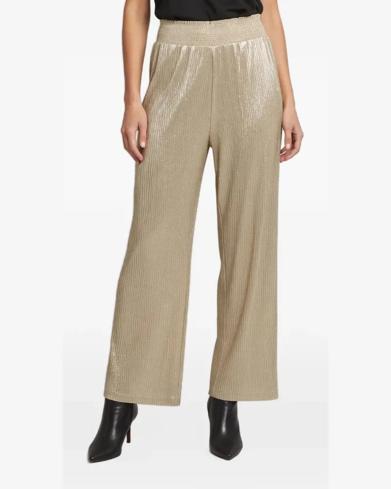 Alice + Olivia Wide-Leg-Hose mit Pailletten - Gold Gold