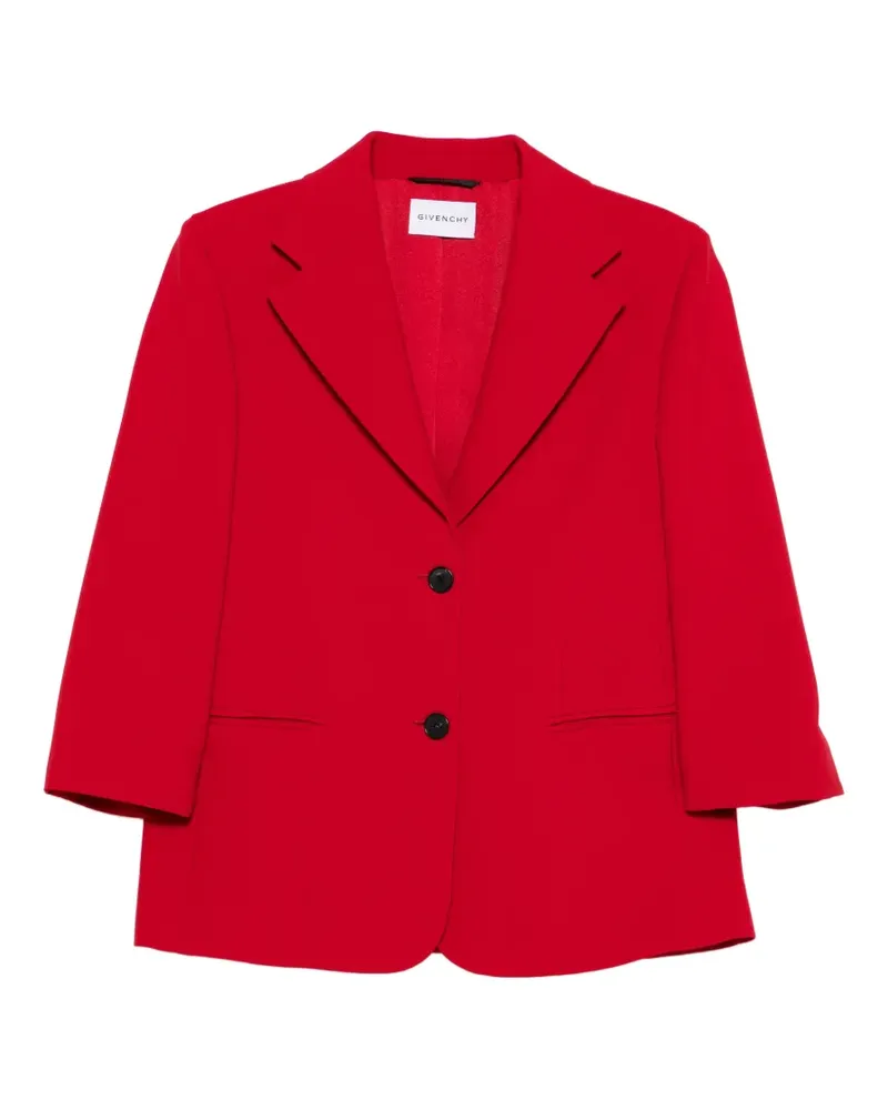 Givenchy Geknöpftes Sakko - Rot Rot