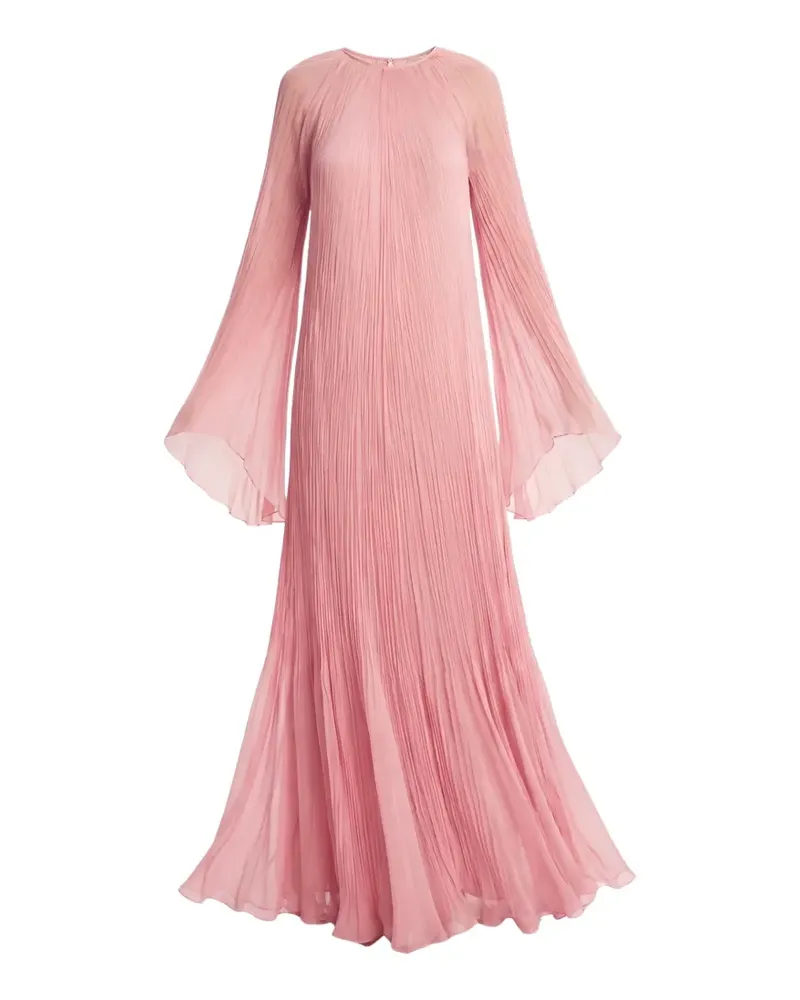 Irina Schrotter Silvya plissé-effect maxi dress - Rosa Rosa