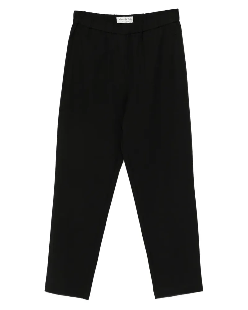 Marc O'Polo Hose mit elastischem Bund - Schwarz Schwarz