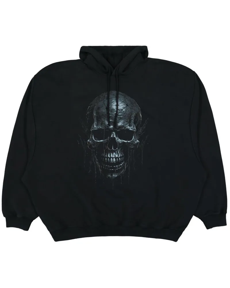 VETEMENTS Hoodie mit grafischem Print - Schwarz Schwarz