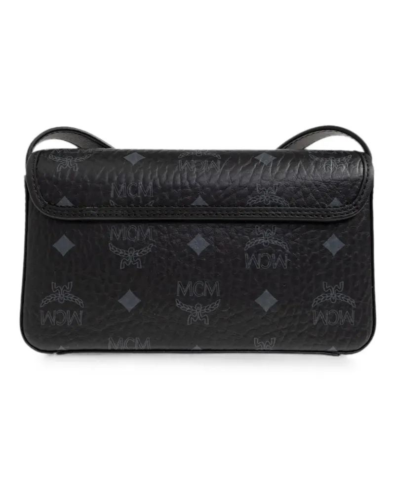 MCM Aren Visetos cross body bag - Schwarz Schwarz