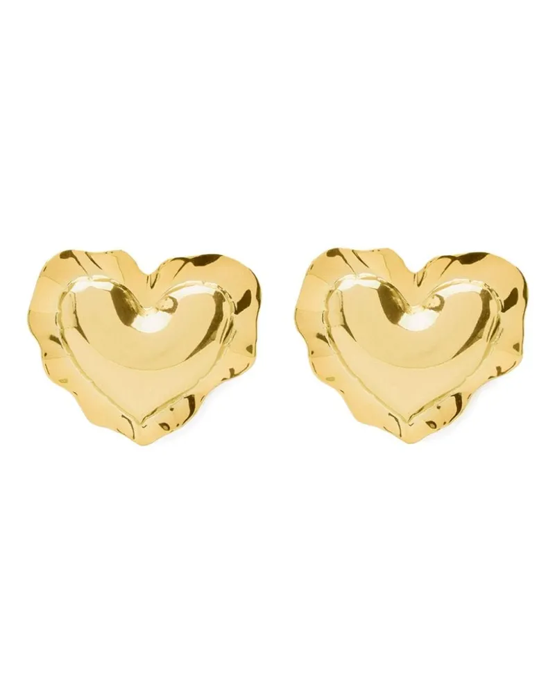 Nina Ricci Herz-Ohrringe - Gold Gold