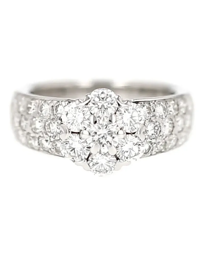 Van Cleef & Arpels diamond flower ring - Silber Silber